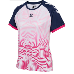 Maillot Hummel Graphic Femmes blanc/rose