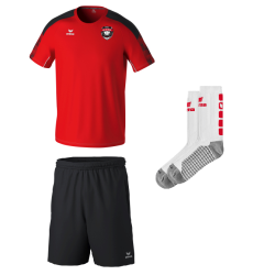 Maillot + short + chaussettes Erima...